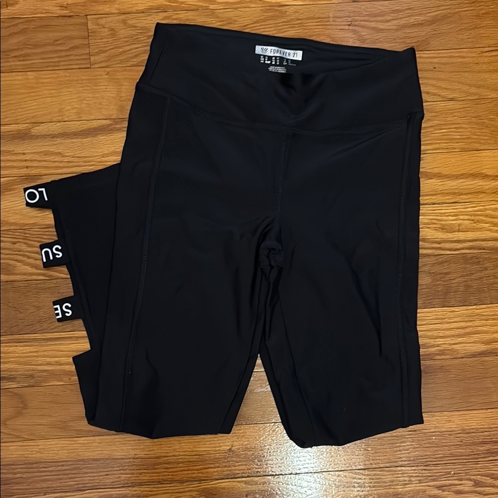 Forever 21 Black Leggings Essential Bottoms